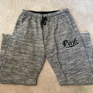 PINK dark gray sweatpants